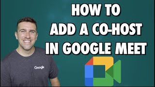 How to Add a CoHost in Google Meet Up to 25 Co Hosts can be Added [upl. by Marolda]