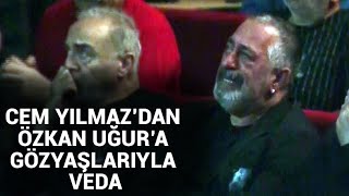 NTV Özkan Uğura veda Cem Yılmazın gözyaşları [upl. by Anatniuq]