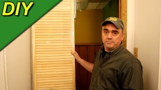 Hanging a Veranda Bifold Louver Door  The Fixit Shed [upl. by Dorita]