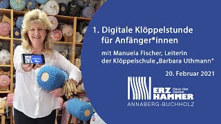 1 OnlineKlöppelstunde für AnfängerInnen [upl. by Lyndell588]