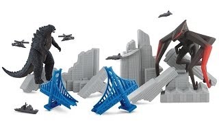 Godzilla 2014  Destruction City Playset [upl. by Elane]