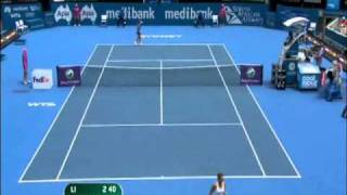 Bojana Jovanovski highlights against Na Li  Sydney semifinals 2010 1st set [upl. by Myer725]