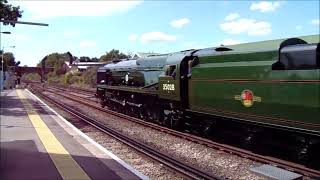 CLASS 35028 CLANLINE 180724 [upl. by Huckaby166]