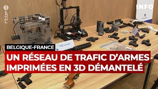 Un réseau de fabrication d’armes avec des imprimantes 3D démantelé  RTBF Info [upl. by Bartel]