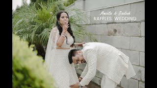 Love Luxury And Destination Weddings Ankita Ties The Knot At Raffles Udaipur [upl. by Perren339]