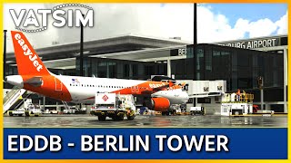 Berlin Tower in Germany EDDB Vatsim ATC [upl. by Whale766]