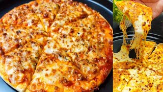 Dominos Style Cheese Margherita Pizza Recipe l Pizza Margherita l Cheese Burst Margherita Pizza [upl. by Inig]