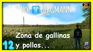 Hof Bergmann Episodio 12 Preparación zona gallinas y mas ventas fs22 2k [upl. by Asserac599]