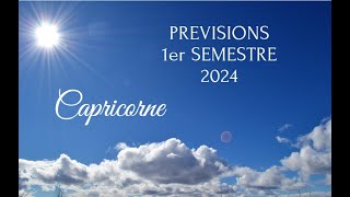 CAPRICORNE ♑ PRÉVISIONS 1er SEMESTRE 2024 ☀️ Les dès sont jetés  Un semestre magique [upl. by Kape667]