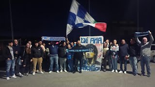 Scudetto Napoli la promessa dei tifosi azzurri in Toscana 😍💙 [upl. by Enitsenrae425]