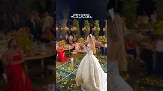 Who said brides can’t bust a move✨ Flash mob fun because this bride knows how to throw a party🪩💃🏼 [upl. by Ahsak]