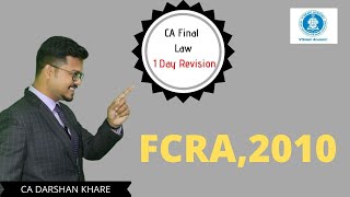 CA Final Law 1 day Revision FOR MAY 20 Part 4 FCRA 2010 [upl. by Sulrac277]