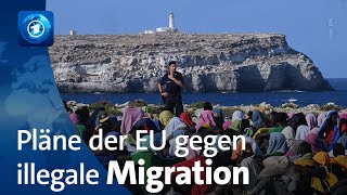 Notstand auf Lampedusa Wie die EU gegen illegale Migration vorgehen will [upl. by Basil]