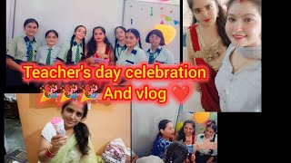 Heartwarming Teachers Day Vlog Kids Surprised Us 🎉🎉 teacher teachersdaymeghabharti vlog [upl. by Canada]