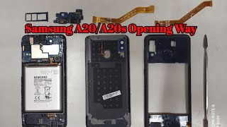 Samsung A20A20s Disassembly  Samsung A20A20s Teardown  How to Open Samsung Galaxy A20 Back Panel [upl. by Notsur]