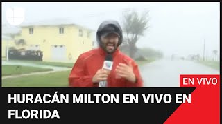 Huracán Milton EN VIVO máxima tensión en la costa oeste de Florida [upl. by Earlie818]