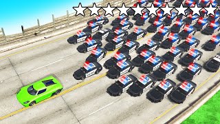 100 Wanted Levels In GTA 5 [upl. by Greenquist91]