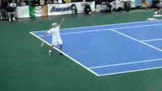 Roddick imitates Serena Dont miss this Hilarious [upl. by Adnalro]