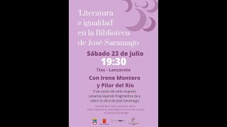 quotLiteratura e igualdadquot en la Biblioteca de José Saramago [upl. by Damiano]