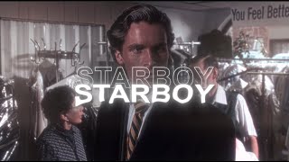 Patrick Bateman  Starboy  4K EDIT [upl. by Alrahc]