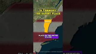 Is Vermont safest placemap usa vermont newengland newyork fyp [upl. by Pruchno769]