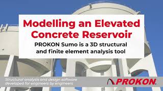 Modelling an Elevated Concrete Reservoir in Sumo [upl. by Samohtnhoj]