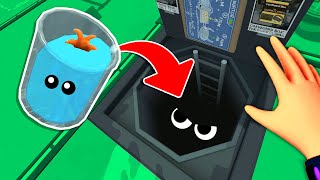 DESTROYING The Secret MONSTER With MEESEEKS BATH WATER POISON in Rick and Morty Virtual Rickality VR [upl. by Eseryt]