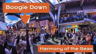 Boogie Down on the Harmony of the Seas A Night of Disco and Fun [upl. by Nnyladnarb]