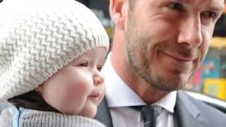 David Beckham amp cute daughter Harper [upl. by Sliwa]