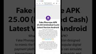 Fake Phonepe Apk 2024  Fake Phonepe Apk Download  Fake Phonepe Kaise Download Kare phoneinfo [upl. by Finlay461]