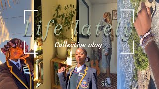 V L O G  life lately Ep1  school  food  hair  appointments  travel  South African YouTuber [upl. by Elegna387]