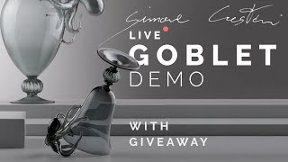 LIVE Goblet Demo with Simone Crestani  Workshop Ticket GIVEAWAY [upl. by Eph]