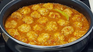 🥘 ALBÓNDIGAS CASERAS EN SALSA JUGOSÍSIMAS ASÍ 👆 EL MEJOR TRUCO  BEATRIZ COCINA [upl. by Nytsirc356]