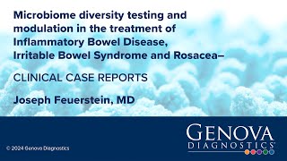 Genova Diagnostics  Microbiome diversity testing [upl. by Eecyal462]