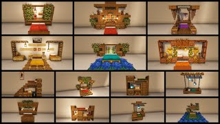 Minecraft 15 Bed Design Ideas [upl. by Biagi164]