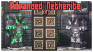 NEW NETHERITE ARMOR and TOOLS Advanced Netherite 120 [upl. by Clari]