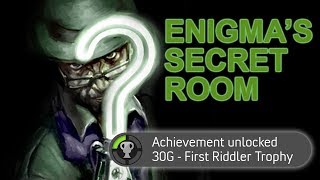 Batman Arkham Origins quotFirst Riddler Trophyquot Achievement  Trophy  Collect Every Collectible [upl. by Spiegelman]