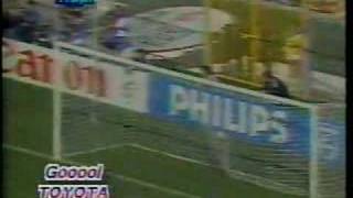 Italia 90 Costa Rica vs Escocia Gol Juan Cayaso 10 [upl. by Tamas]