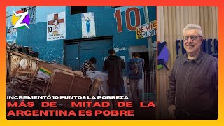 CÓDIO DE BARRAS  La pobreza alcanzó al 529 de los argentinos [upl. by Leopoldine]