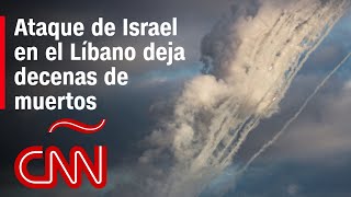 De norte a sur Israel ataca al Líbano dejando a cientos de heridos [upl. by Elwin810]