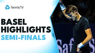 Rune Takes On AugerAliassime amp Hurkacz Battles Humbert  Basel 2023 SemiFinals Highlights [upl. by Carlo]