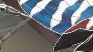 How to Repair and Replace Cracked or Broken Stained Glass [upl. by Sundin]