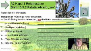 Deutsch Gram z Nachsprechen A2 Kap13 Relativsätze Bl1392 [upl. by Gerhardt60]