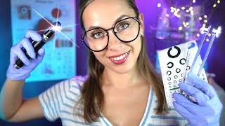 ASMR The Most Relaxing ENT Otoscope ear Exam Eye exam Hearing Test Ear Cleaning Roleplay [upl. by Annaeiluj668]