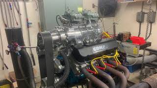 E85 Supercharged 502 BBC on the dyno [upl. by Yrolam]