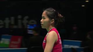 Yonex All England Open 2017  Badminton R16 M4WS  Hsu Ya Ching vs Ratchanok Intanon [upl. by Accalia]