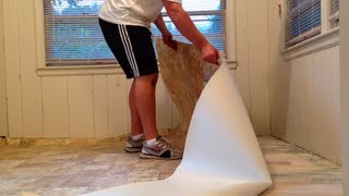 HOW TO INSTALL VINYL FLOORING SIMPLE STEPS TO FOLLOW [upl. by Houston]