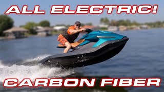 FIRST ELECTRIC JET SKI vs MY SEA DOO  Taiga Orca Carbon Fiber Personal Water Craft Review [upl. by Mullac]