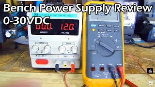 Bench Power Supply Full Review variable 030V amp 010A QWMS3010D [upl. by Llennyl601]