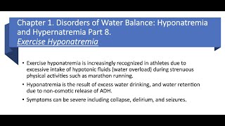 Hyponatremia Part 8 Management 3 [upl. by Aira954]